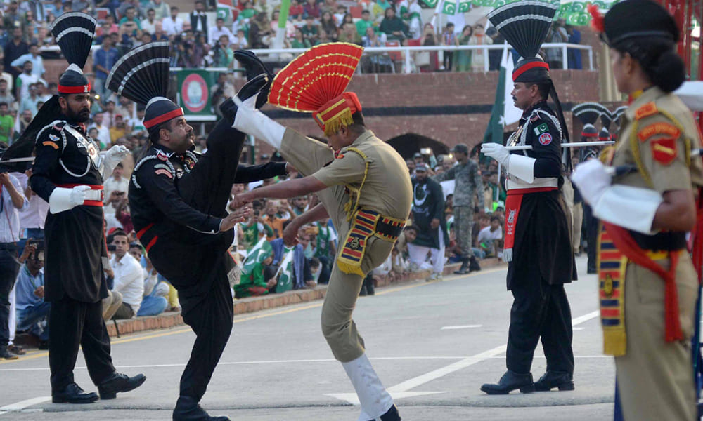 Day 3: Wagah border in the evening. India Pakistan ceremony Day 3: Wagah border in the evening. India Pakistan ceremony